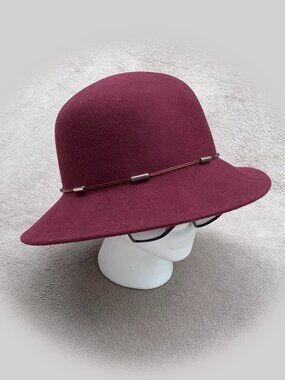 C&C California 100% Wool Felt Floppy Hat NWT